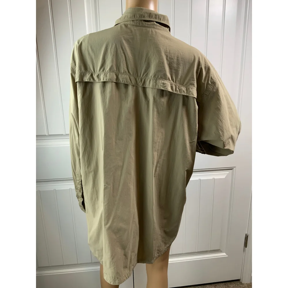 The North‎ Face Men's Button-Up Shirt/Jacket Tan XL Collard Streetwear Gorpcore